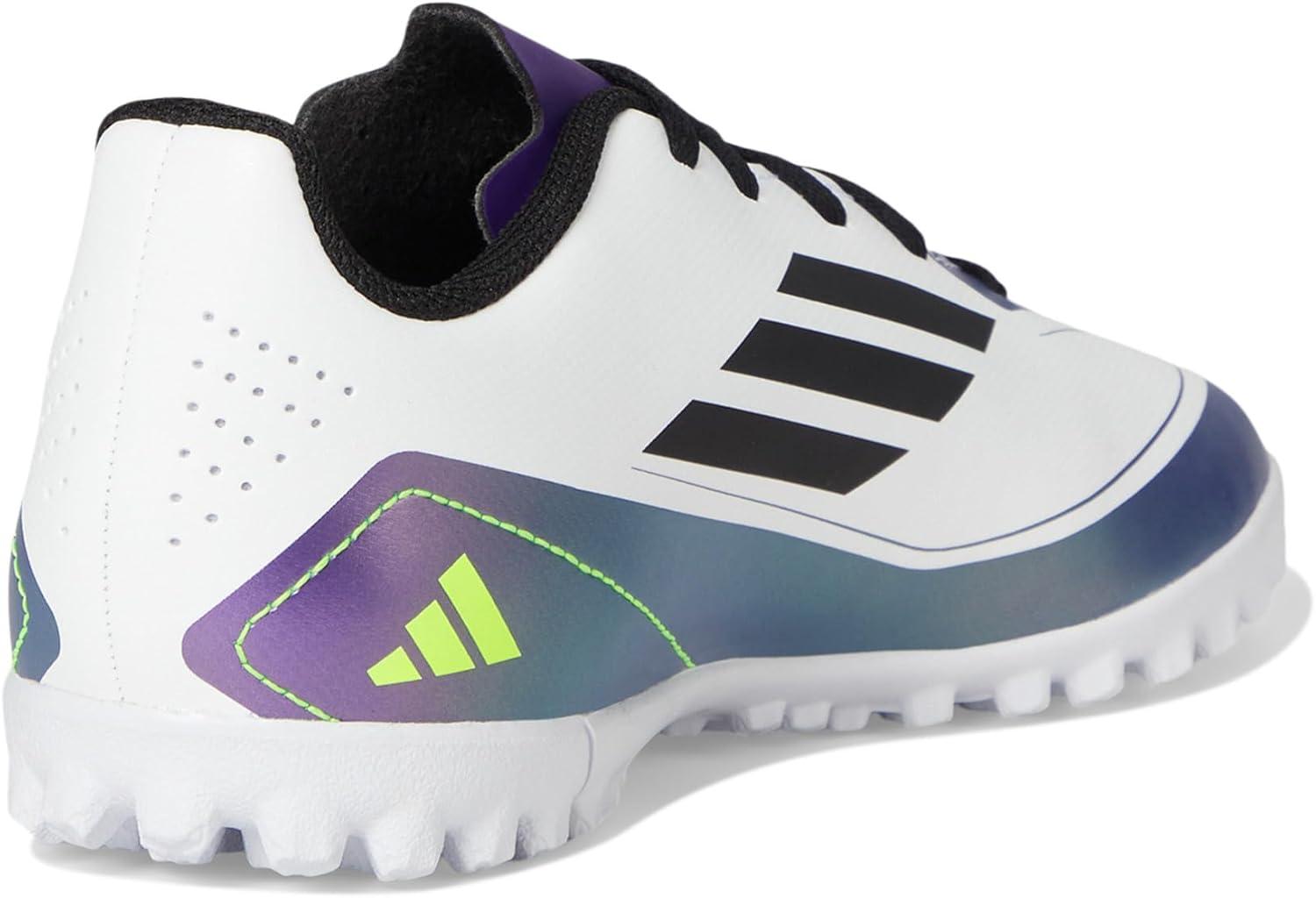 image:imageAdidas UnisexChild F50 Club Messi TurfWhiteBlackUnity Purple