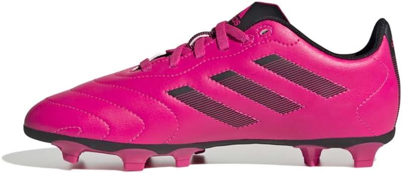 image:imageadidas ChildUnisex Goletto VII Firm Ground Soccer Cleats Kids Soccer ShoeTeam Shock PinkBlackBlack