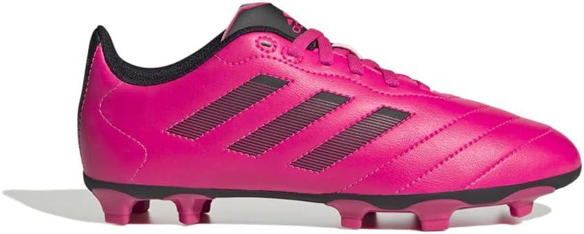 image:imageadidas ChildUnisex Goletto VII Firm Ground Soccer Cleats Kids Soccer ShoeTeam Shock PinkBlackBlack