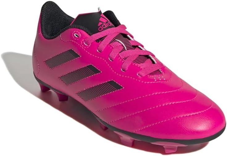 image:imageadidas ChildUnisex Goletto VII Firm Ground Soccer Cleats Kids Soccer ShoeTeam Shock PinkBlackBlack