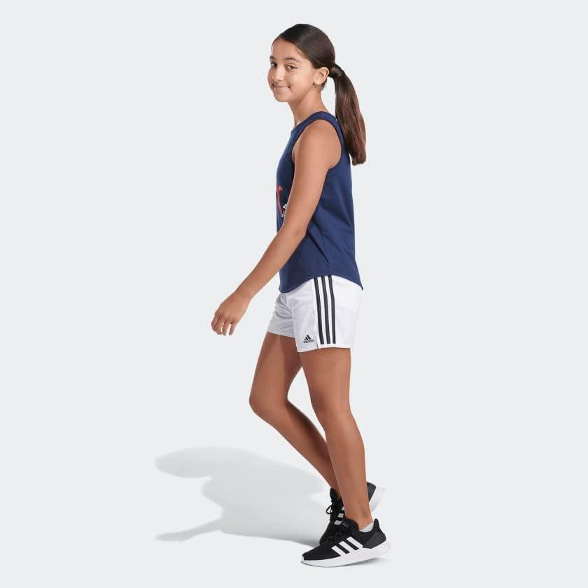 image:imageadidas Girls Sleeveless Curved Hem TankCollegiate Navy