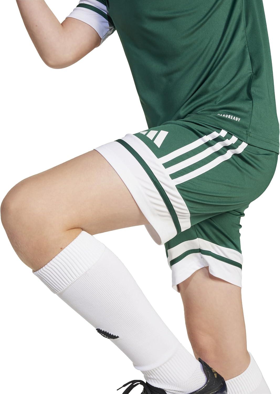 image:imageadidas Kids Squadra 25 ShortsTeam Dark GreenWhite