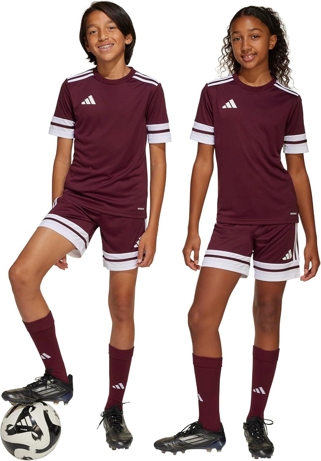 image:imageadidas Kids Squadra 25 ShortsTeam MaroonWhite