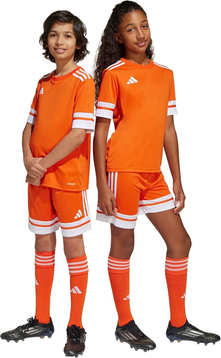 image:imageadidas Kids Squadra 25 ShortsTeam OrangeWhite