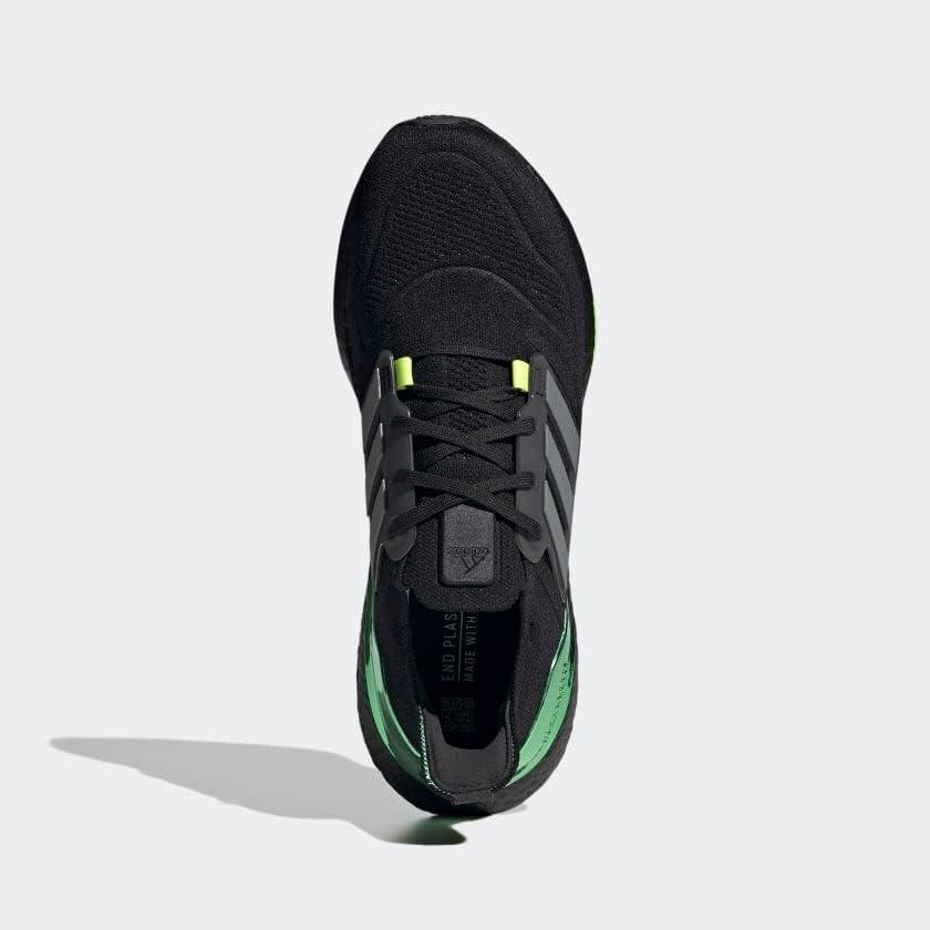 image:imageadidas Mens Ultraboost 22 Running ShoeBlackIron MetallicBeam Green