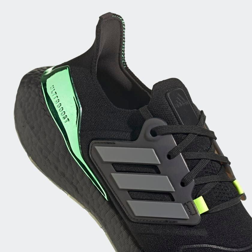 image:imageadidas Mens Ultraboost 22 Running ShoeBlackIron MetallicBeam Green
