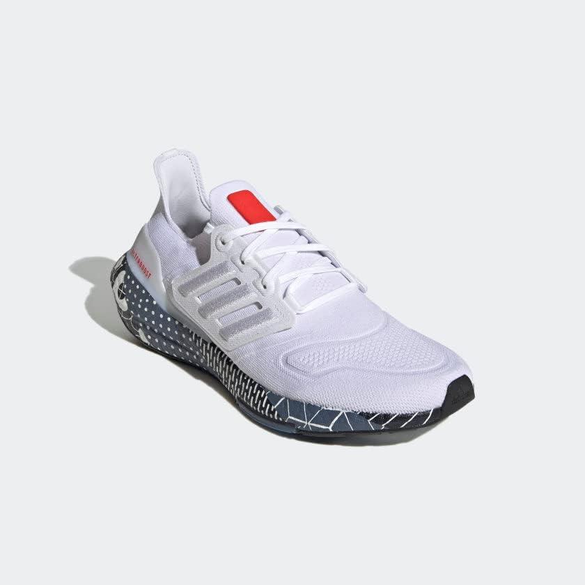 image:imageadidas Mens Ultraboost 22 Running ShoeCloud WhiteCloud WhiteVivid Red