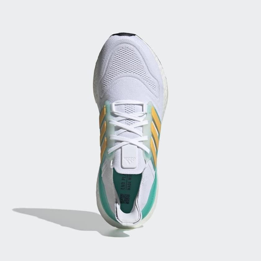image:imageadidas Mens Ultraboost 22 Running ShoeCloud WhiteFlash OrangeMint Rush
