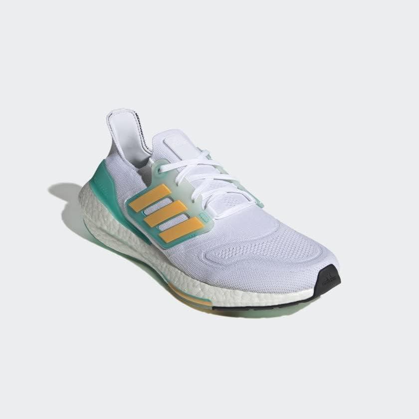 image:imageadidas Mens Ultraboost 22 Running ShoeCloud WhiteFlash OrangeMint Rush