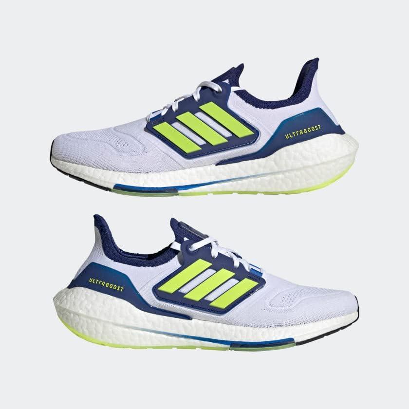 image:imageadidas Mens Ultraboost 22 Running ShoeCloud WhiteSolar YellowBlue