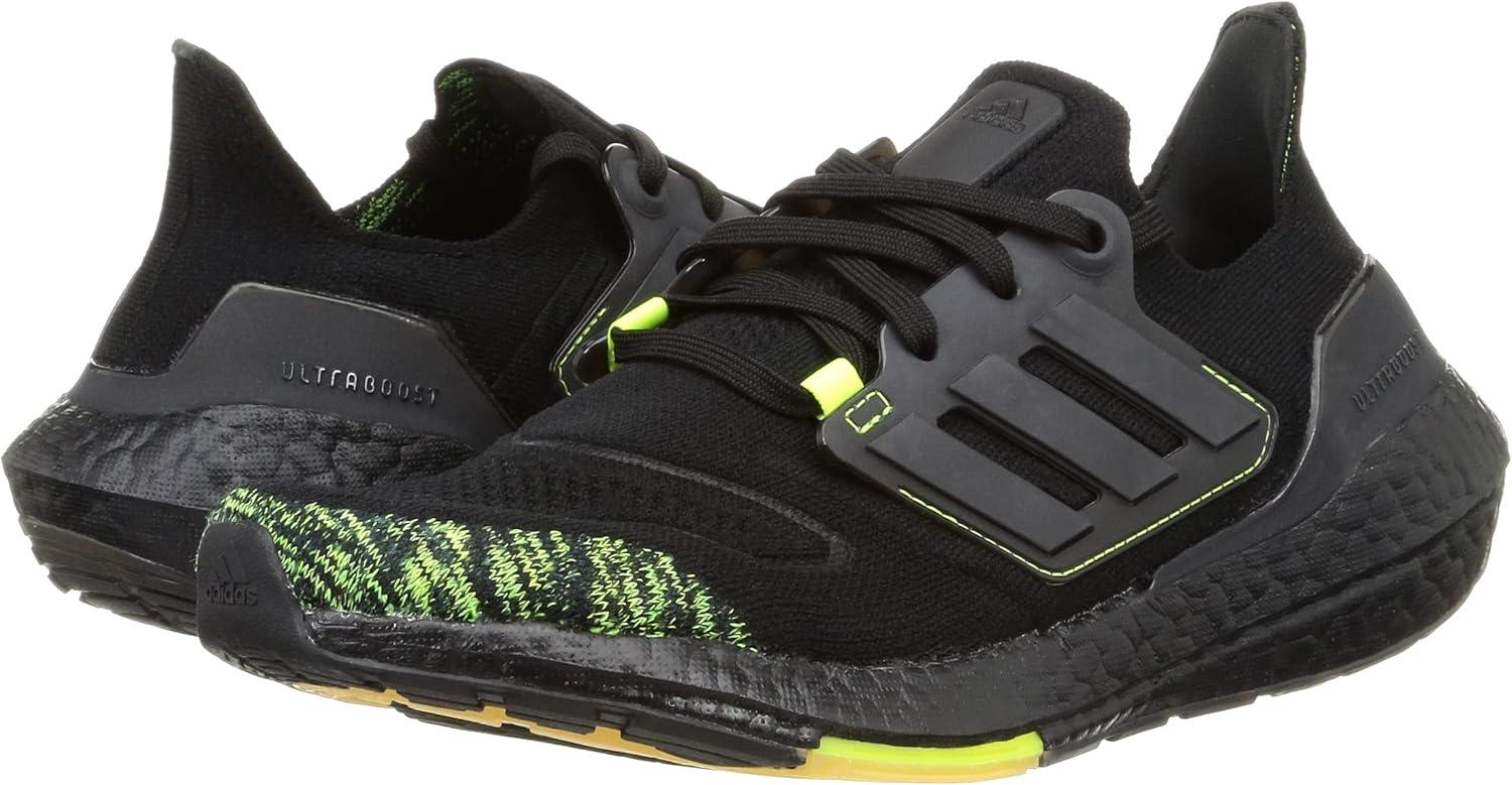 image:imageadidas Mens Ultraboost 22 Running ShoeCore Black Core Black Solar Yellow