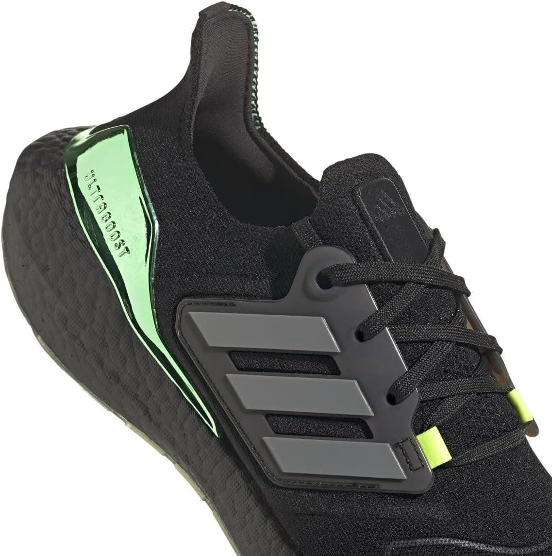 image:imageadidas Mens Ultraboost 22 Running ShoeCore Black Iron Met Beam Green