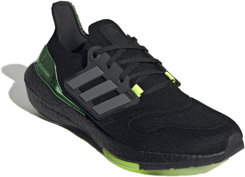image:imageadidas Mens Ultraboost 22 Running ShoeCore Black Iron Met Beam Green