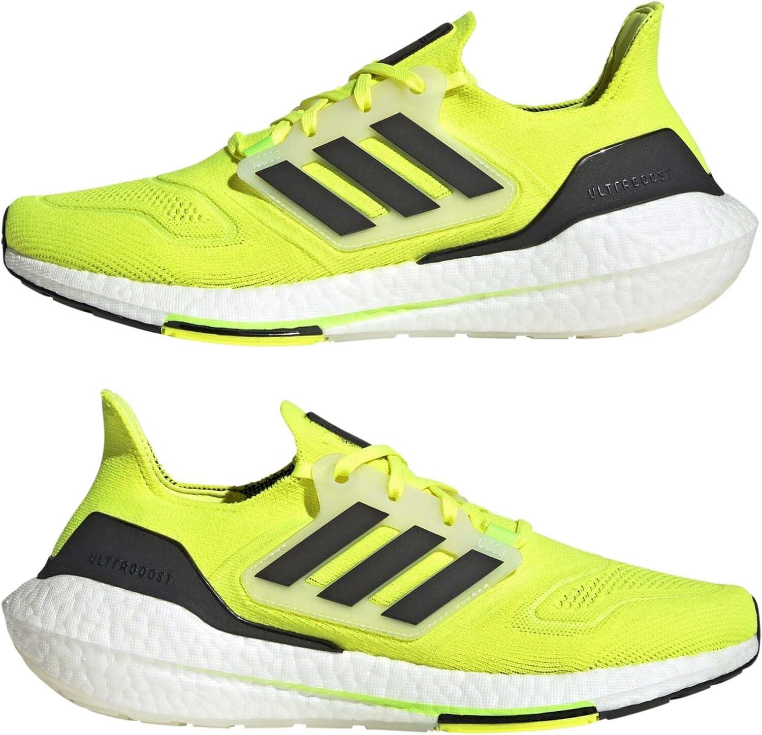 image:imageadidas Mens Ultraboost 22 Running ShoeFtwr White Core Black Solar Yellow