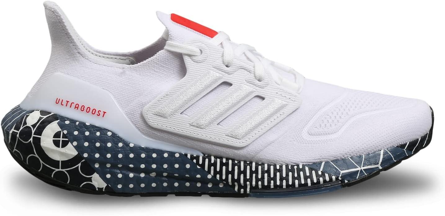 image:imageadidas Mens Ultraboost 22 Running ShoeFtwr White Ftwr White Vivid Red