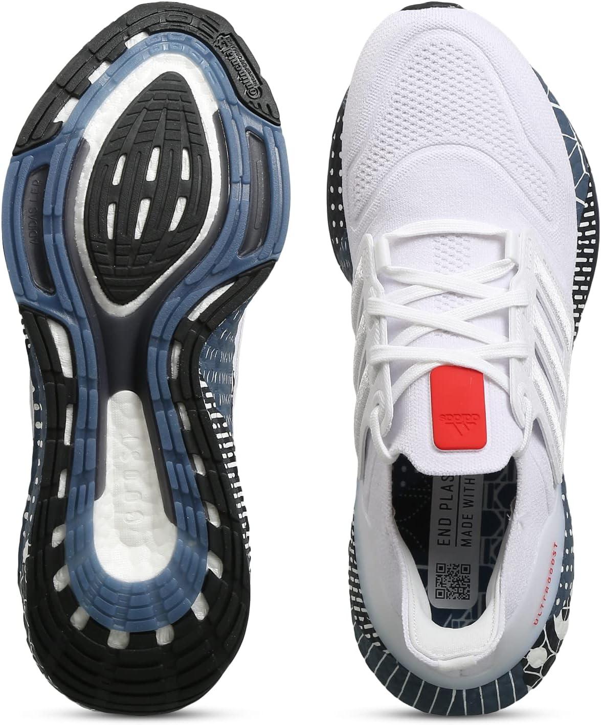image:imageadidas Mens Ultraboost 22 Running ShoeFtwr White Ftwr White Vivid Red