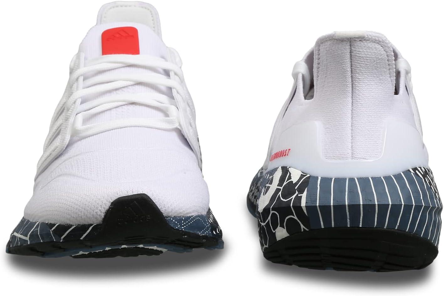 image:imageadidas Mens Ultraboost 22 Running ShoeFtwr White Ftwr White Vivid Red