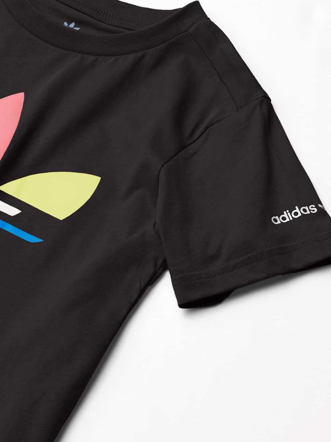 image:imageadidas Originals UnisexChild Adicolor TeeBlack Mosiac Logo