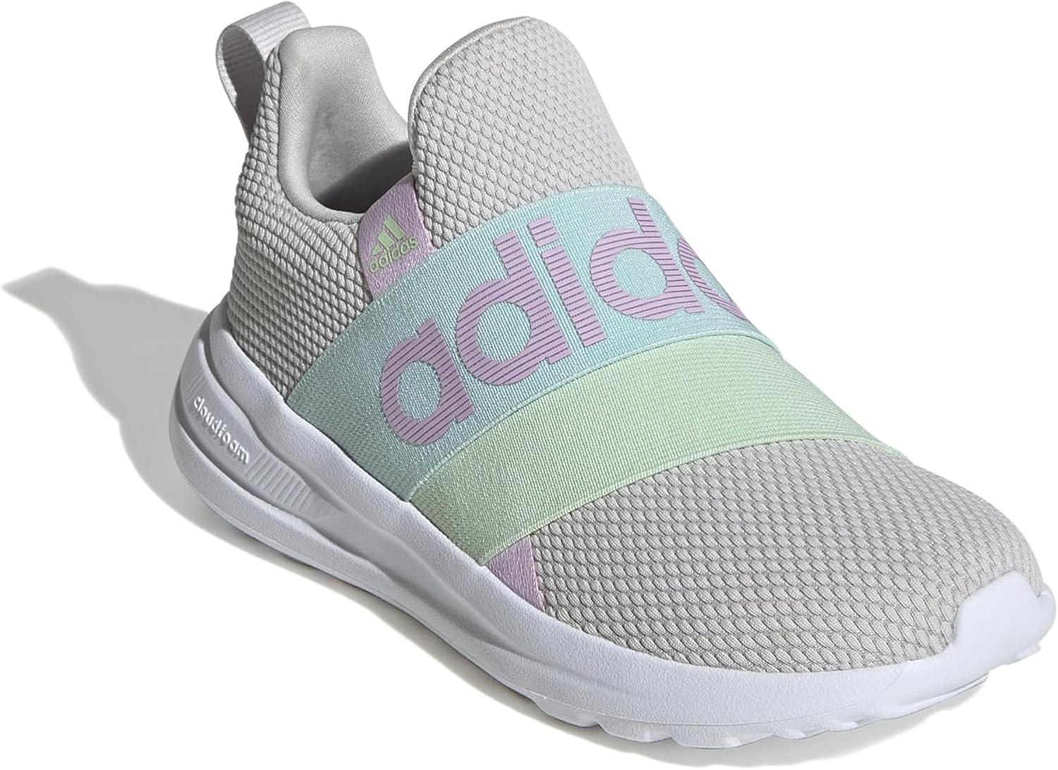 image:imageadidas UnisexChild Lite Racer Adapt 60GreyBliss LilacSemi Flash Aqua