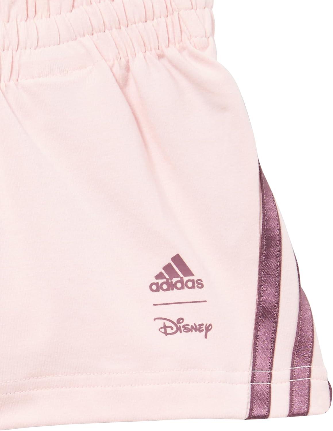 image:imageadidas girls Disney Minnie and Daisy Tshirt SetShadow FigSandy Pink Met