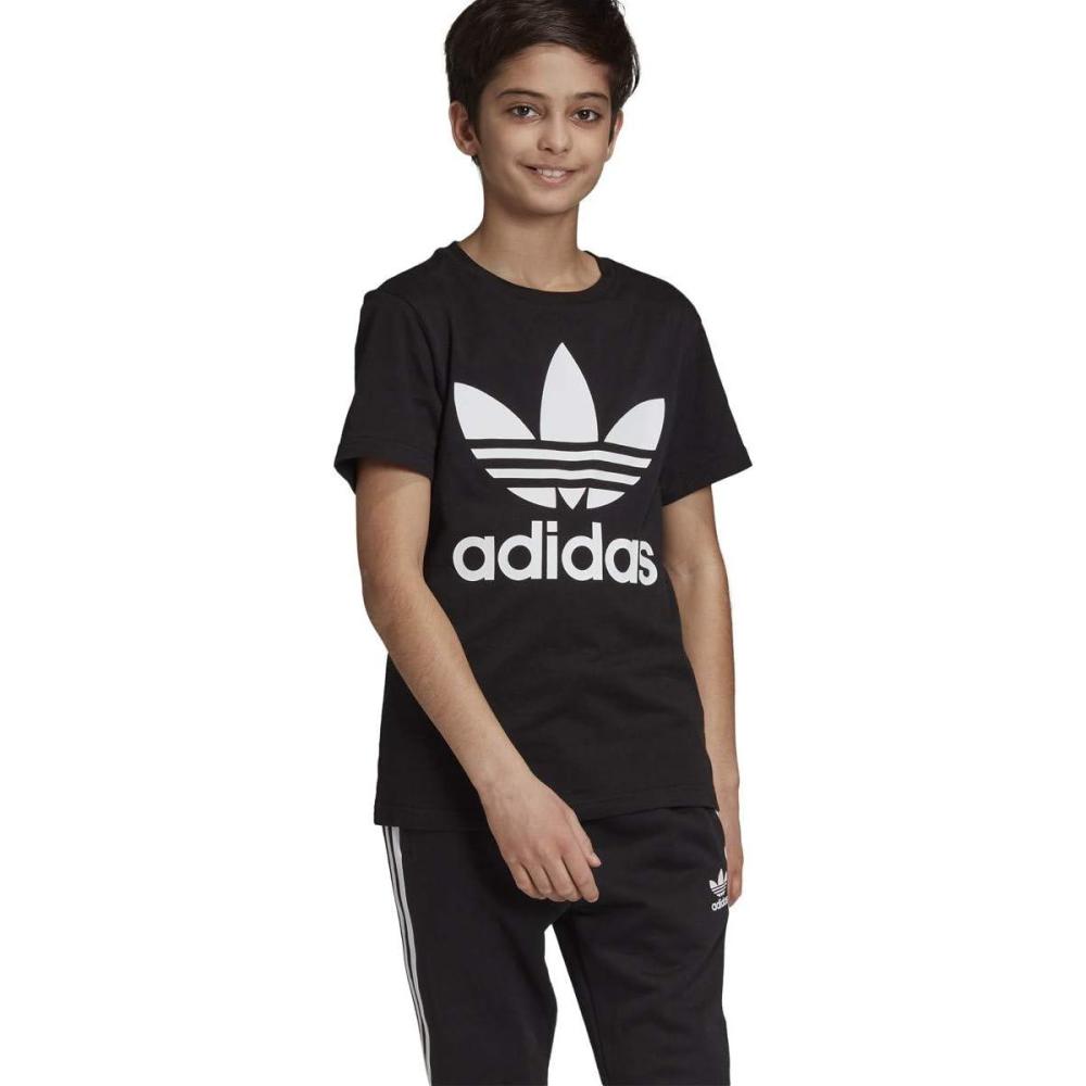 image:imageAdidas Originals UnisexBaby Trefoil TeeTShirt Short SleeveBlackWhite