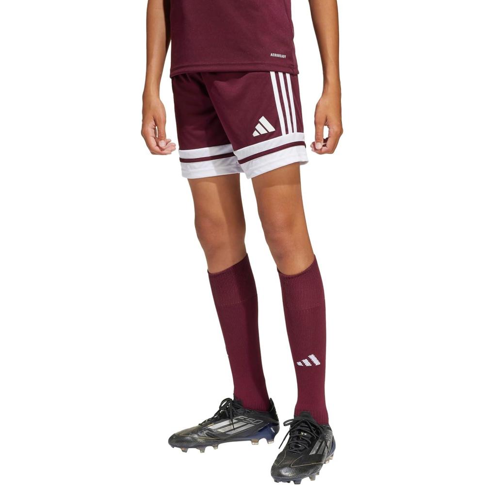image:imageadidas Kids Squadra 25 ShortsTeam MaroonWhite