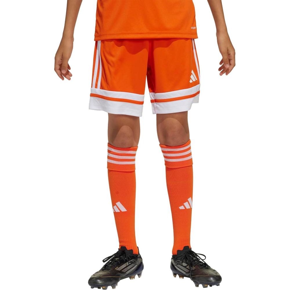 image:imageadidas Kids Squadra 25 ShortsTeam OrangeWhite