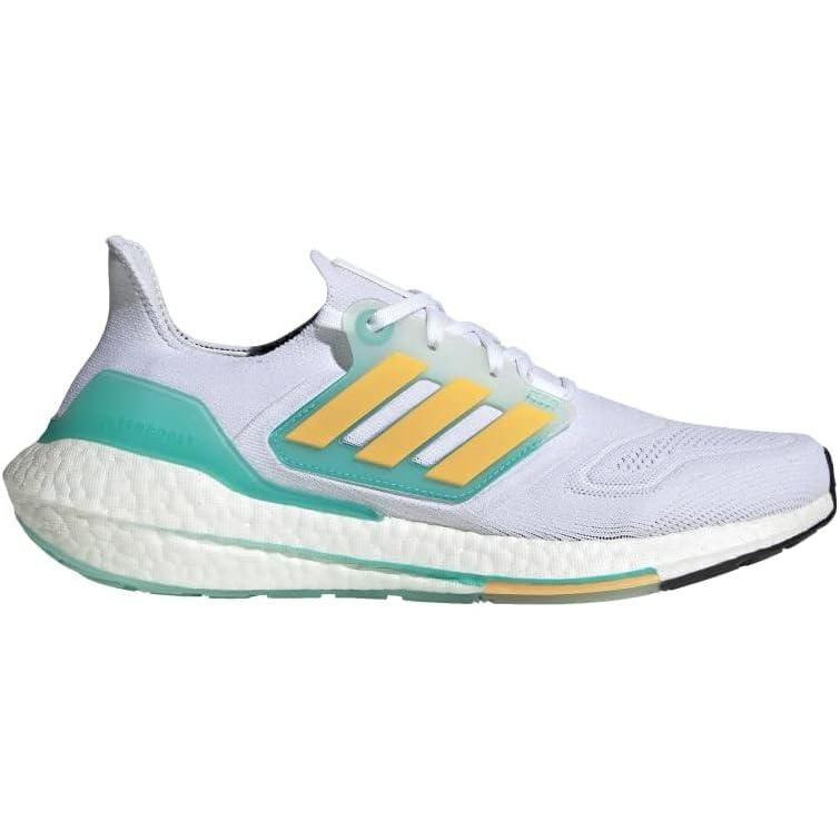 image:imageadidas Mens Ultraboost 22 Running ShoeCloud WhiteFlash OrangeMint Rush