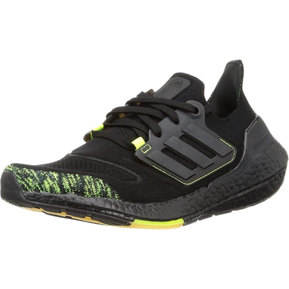 image:imageadidas Mens Ultraboost 22 Running ShoeCore Black Core Black Solar Yellow