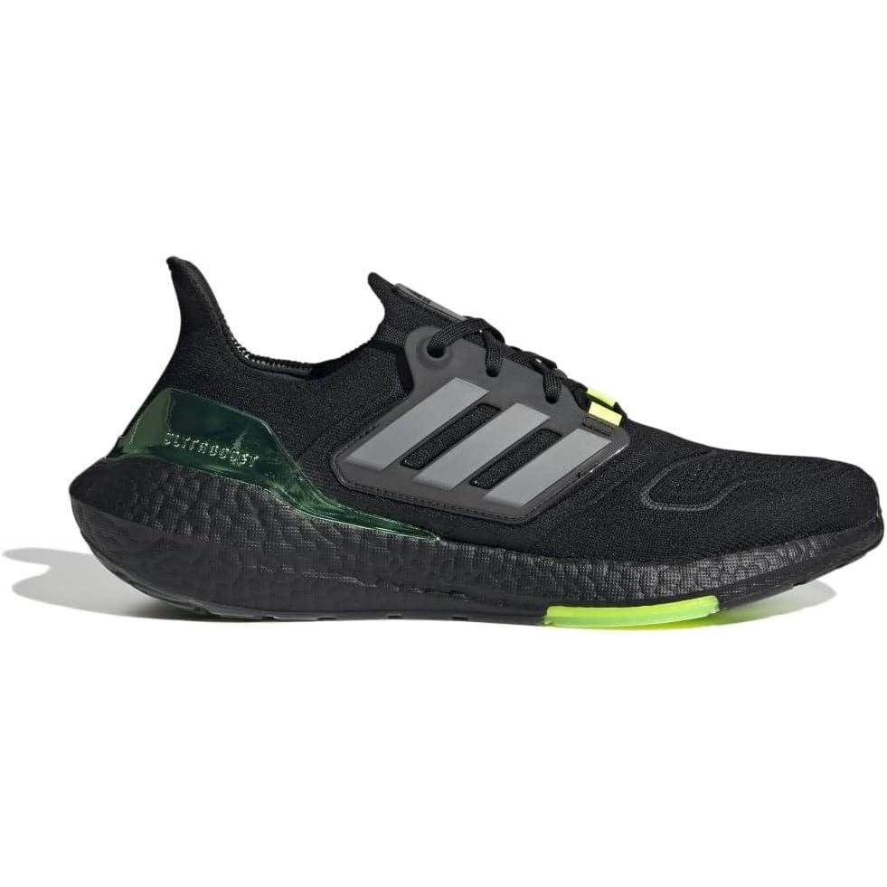 image:imageadidas Mens Ultraboost 22 Running ShoeCore Black Iron Met Beam Green