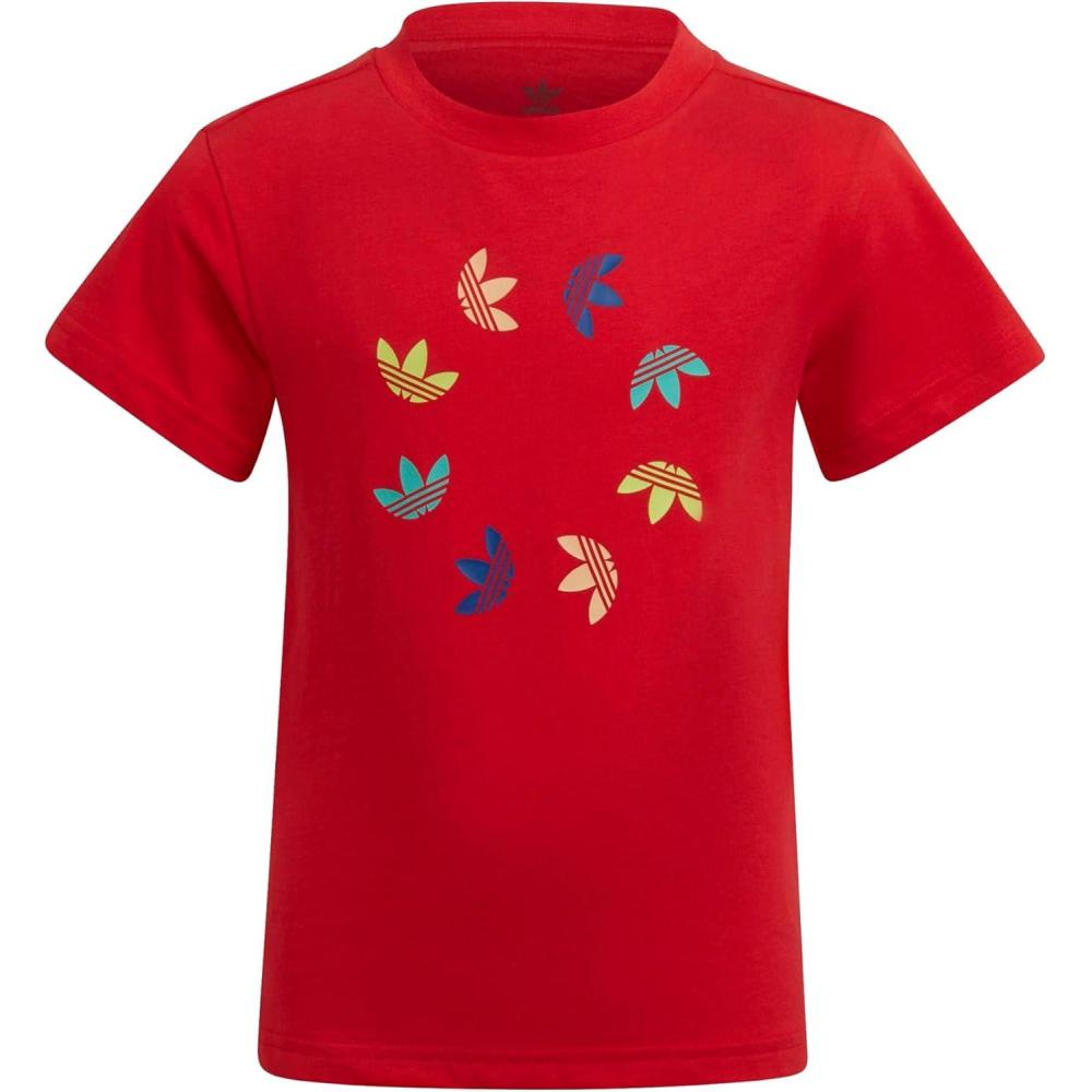 image:imageadidas Originals UnisexChild Adicolor TeeVivid Red