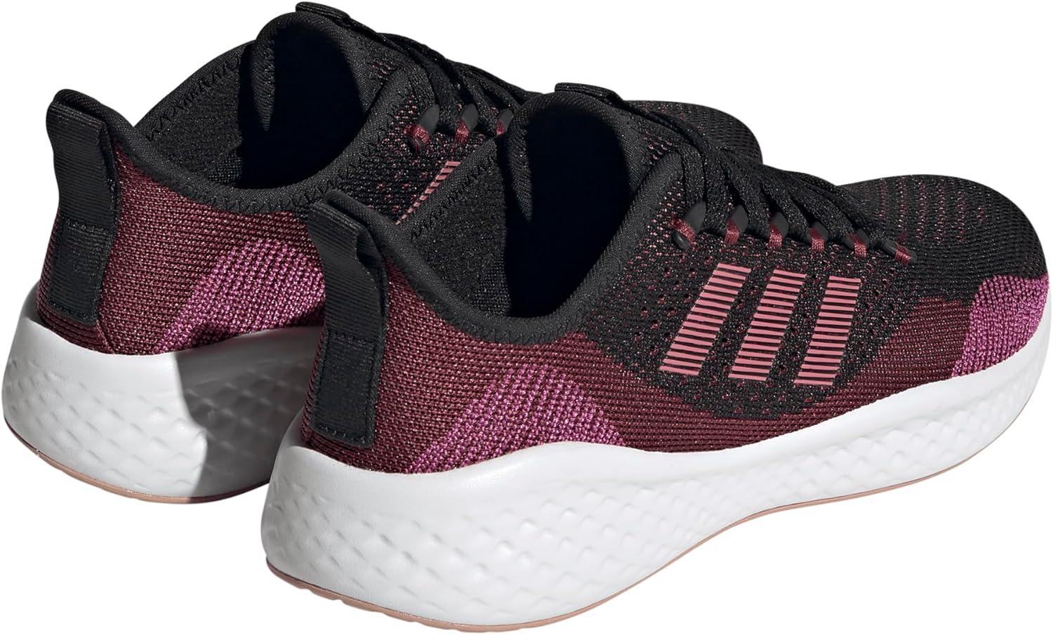 image:imageAdidas Fluidflow 20 Womens Running ShoesBlackPink StrataShadow Red
