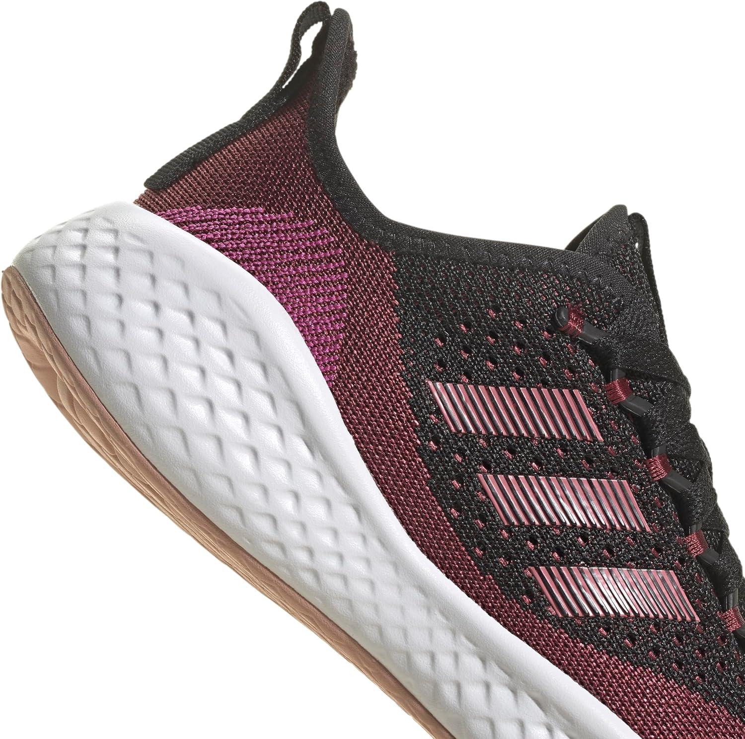 image:imageAdidas Fluidflow 20 Womens Running ShoesBlackPink StrataShadow Red