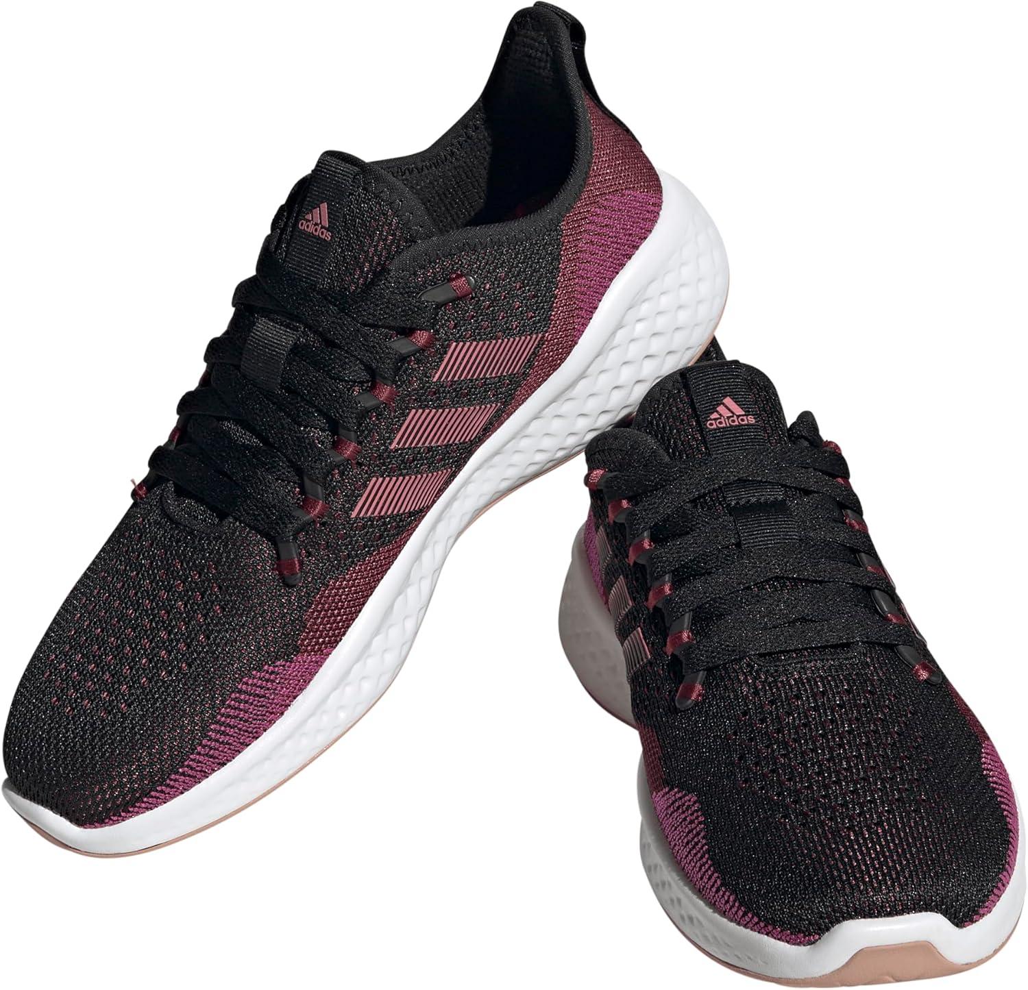 image:imageAdidas Fluidflow 20 Womens Running ShoesBlackPink StrataShadow Red