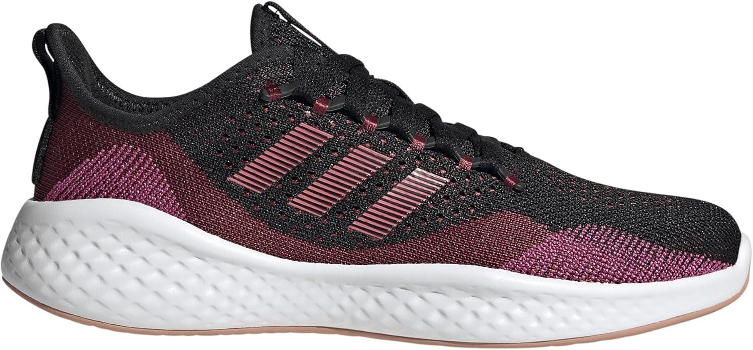 image:imageAdidas Fluidflow 20 Womens Running ShoesBlackPink StrataShadow Red