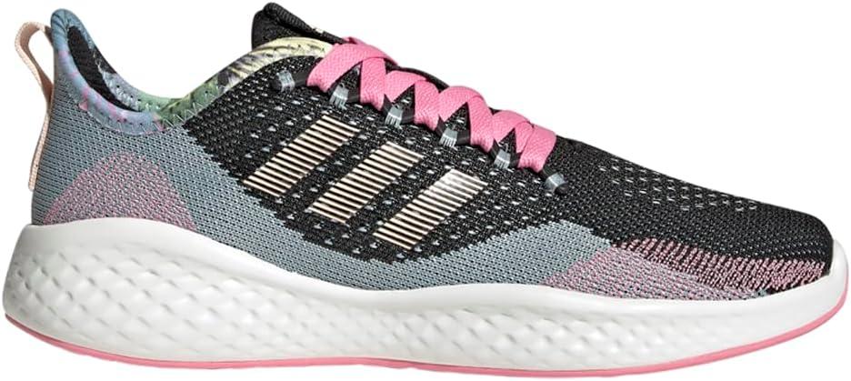 image:imageAdidas Fluidflow 20 Womens Running ShoesCore BlackBliss OrangeBliss Pink