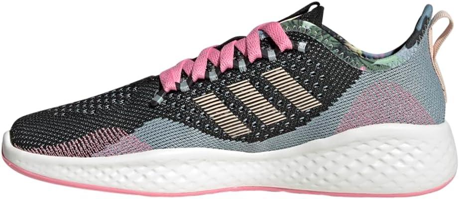 image:imageAdidas Fluidflow 20 Womens Running ShoesCore BlackBliss OrangeBliss Pink