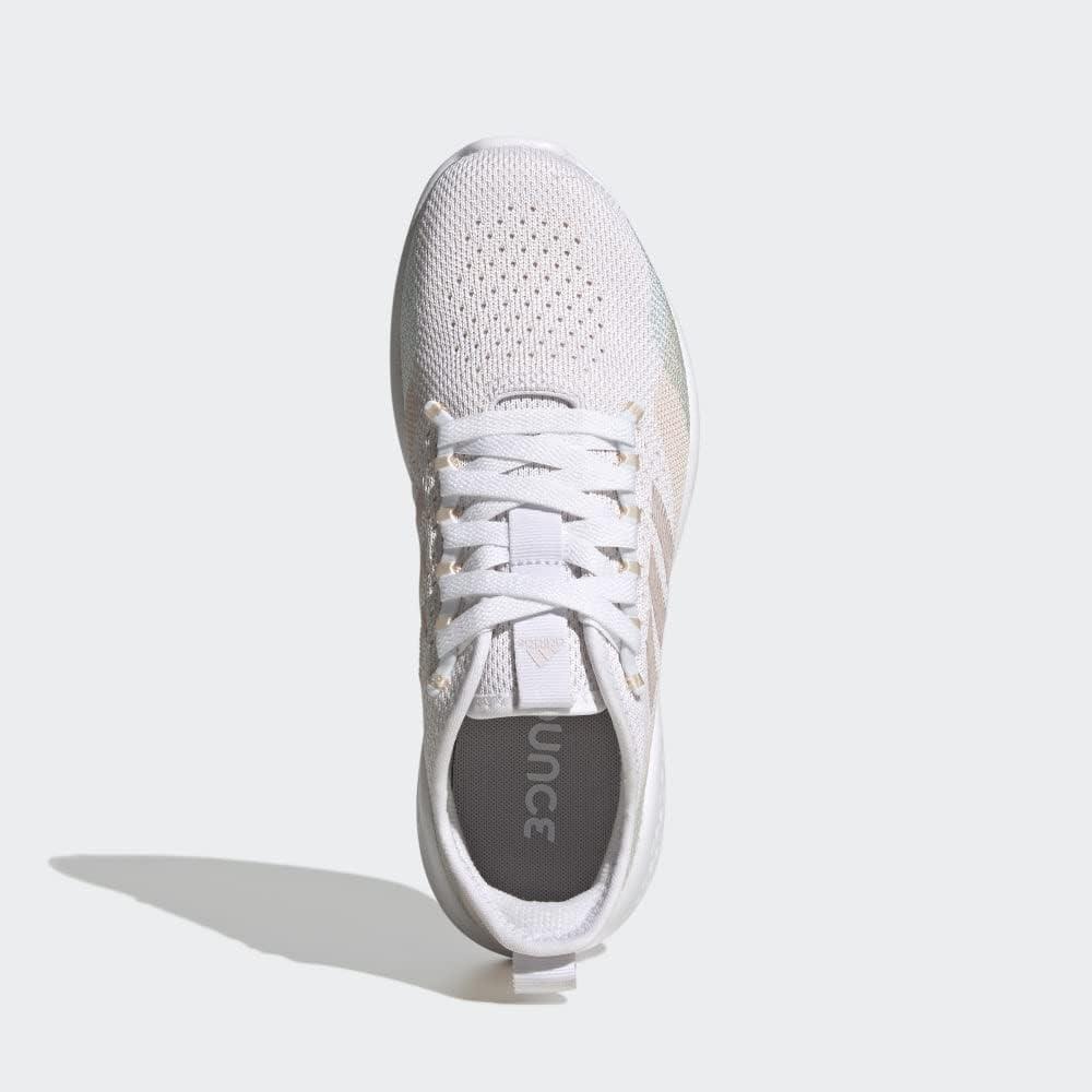 image:imageAdidas Fluidflow 20 Womens Running ShoesFtwr WhiteAlmost PinkBliss Orange
