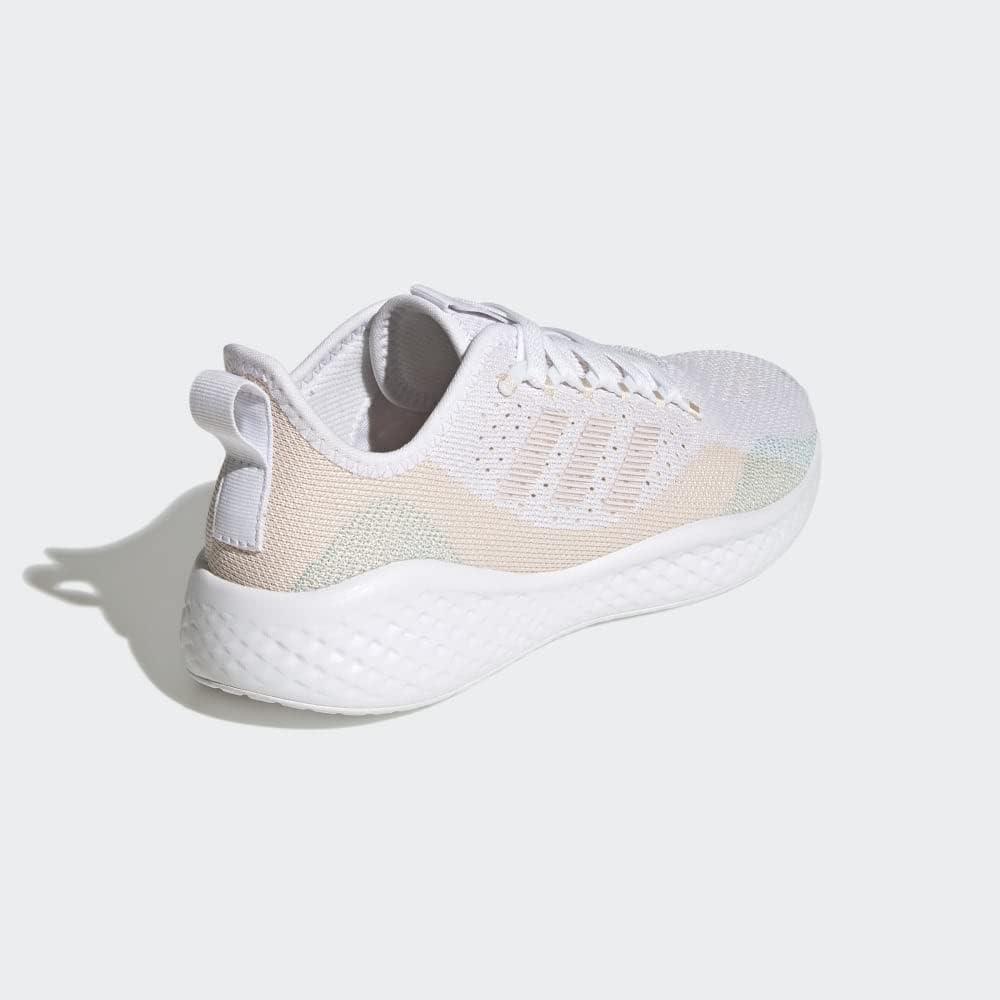 image:imageAdidas Fluidflow 20 Womens Running ShoesFtwr WhiteAlmost PinkBliss Orange