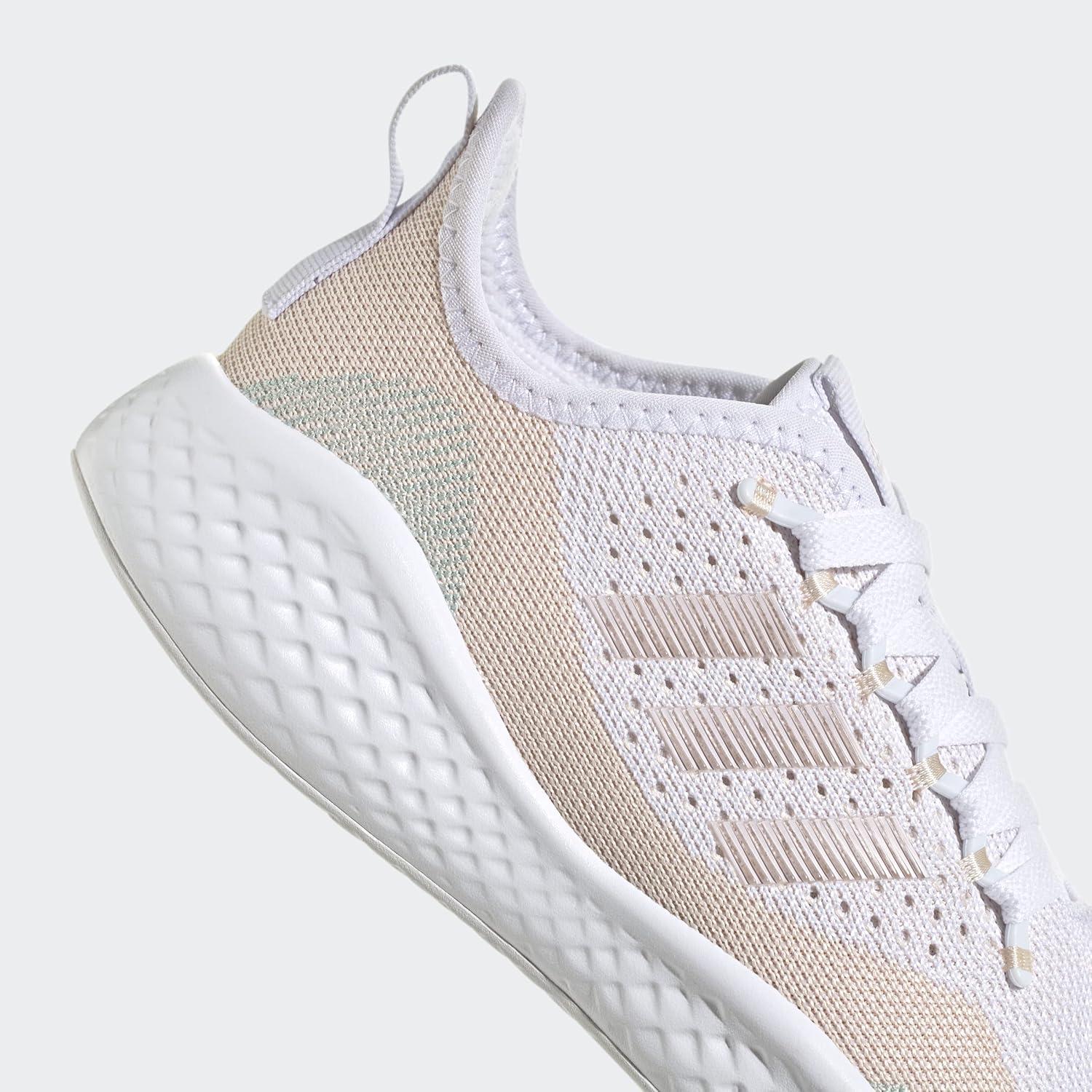 image:imageAdidas Fluidflow 20 Womens Running ShoesFtwr WhiteAlmost PinkBliss Orange