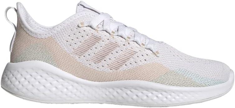 image:imageAdidas Fluidflow 20 Womens Running ShoesFtwr WhiteAlmost PinkBliss Orange
