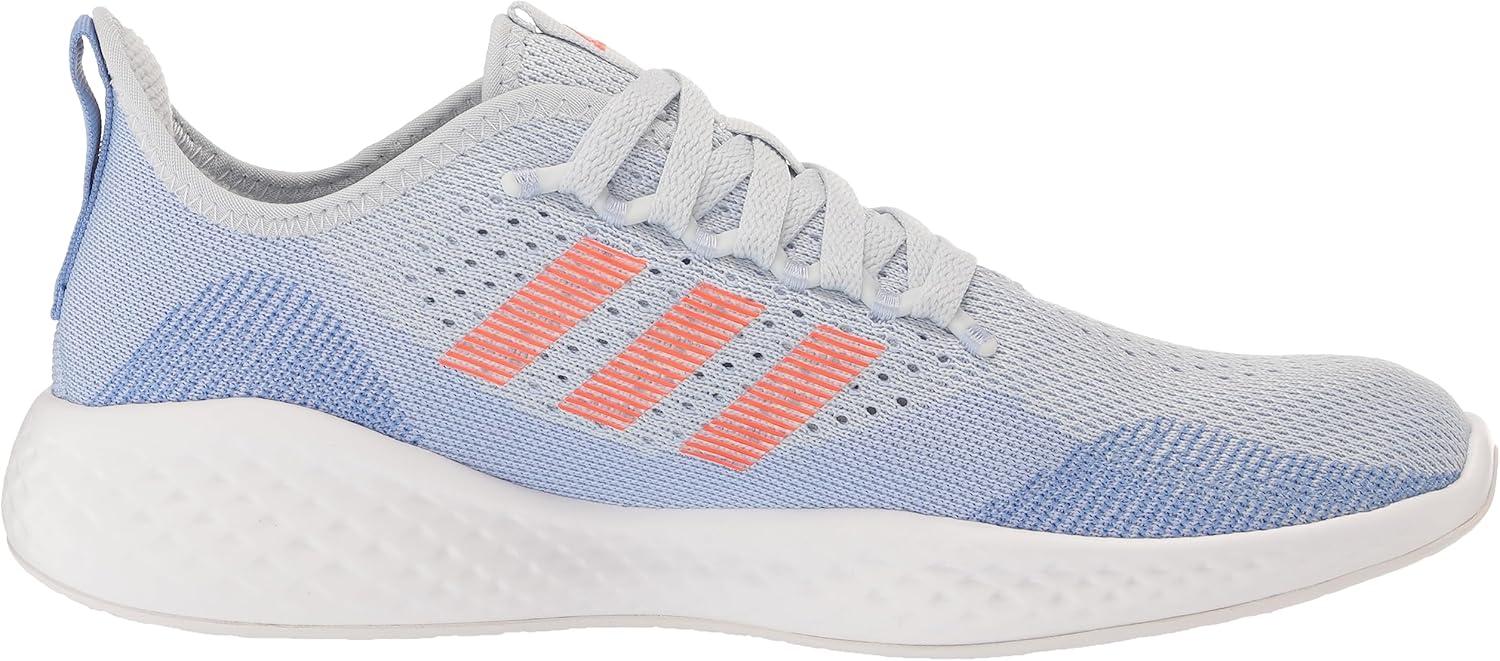 image:imageAdidas Fluidflow 20 Womens Running ShoesHalo BlueSolar RedBlue Dawn