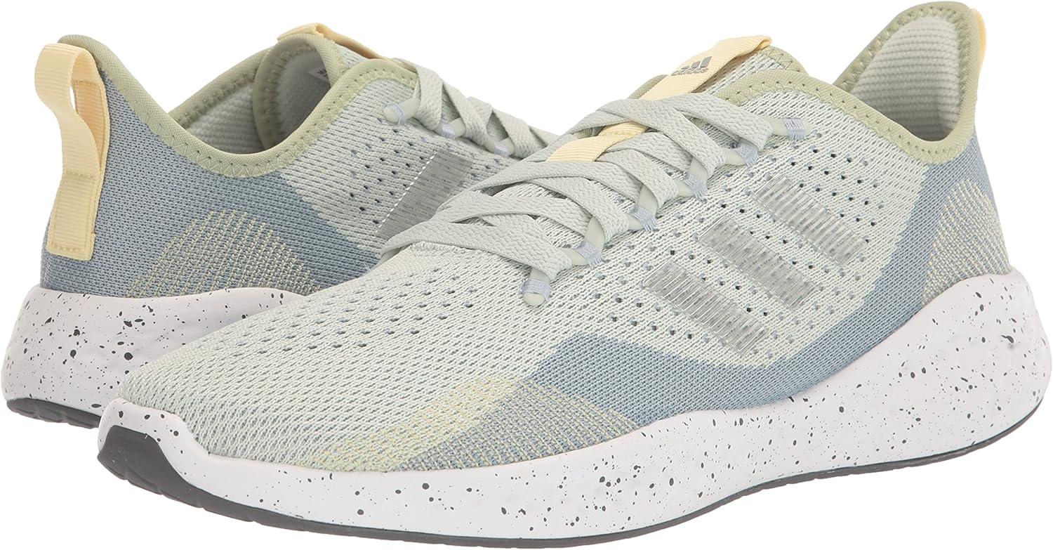 image:imageAdidas Fluidflow 20 Womens Running ShoesLinen GreenSilver MetallicMagic Grey