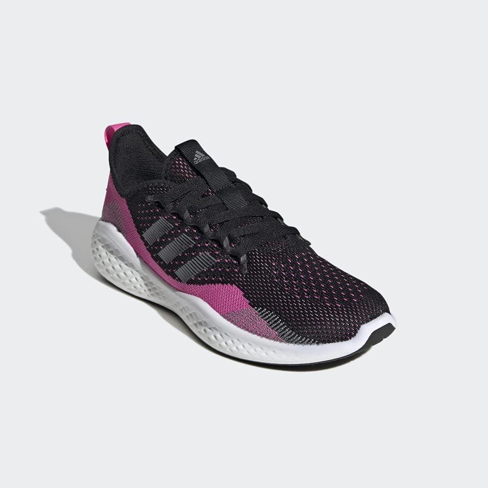 image:imageAdidas Fluidflow 20 Womens Running ShoesScreaming PinkGreyBlack