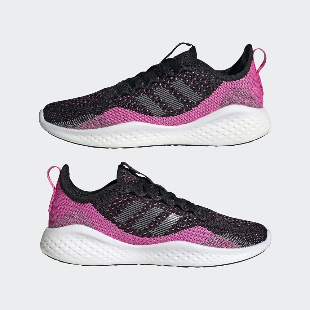 image:imageAdidas Fluidflow 20 Womens Running ShoesScreaming PinkGreyBlack