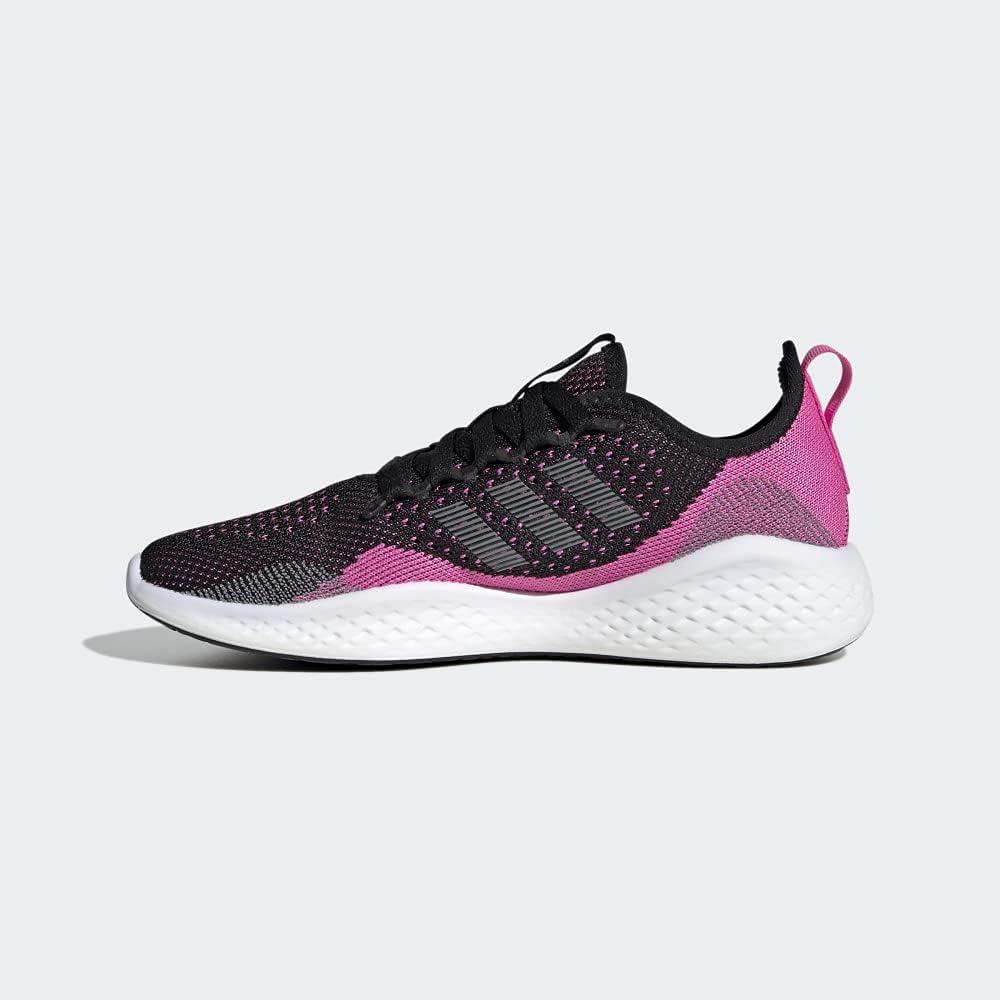 image:imageAdidas Fluidflow 20 Womens Running ShoesScreaming PinkGreyBlack