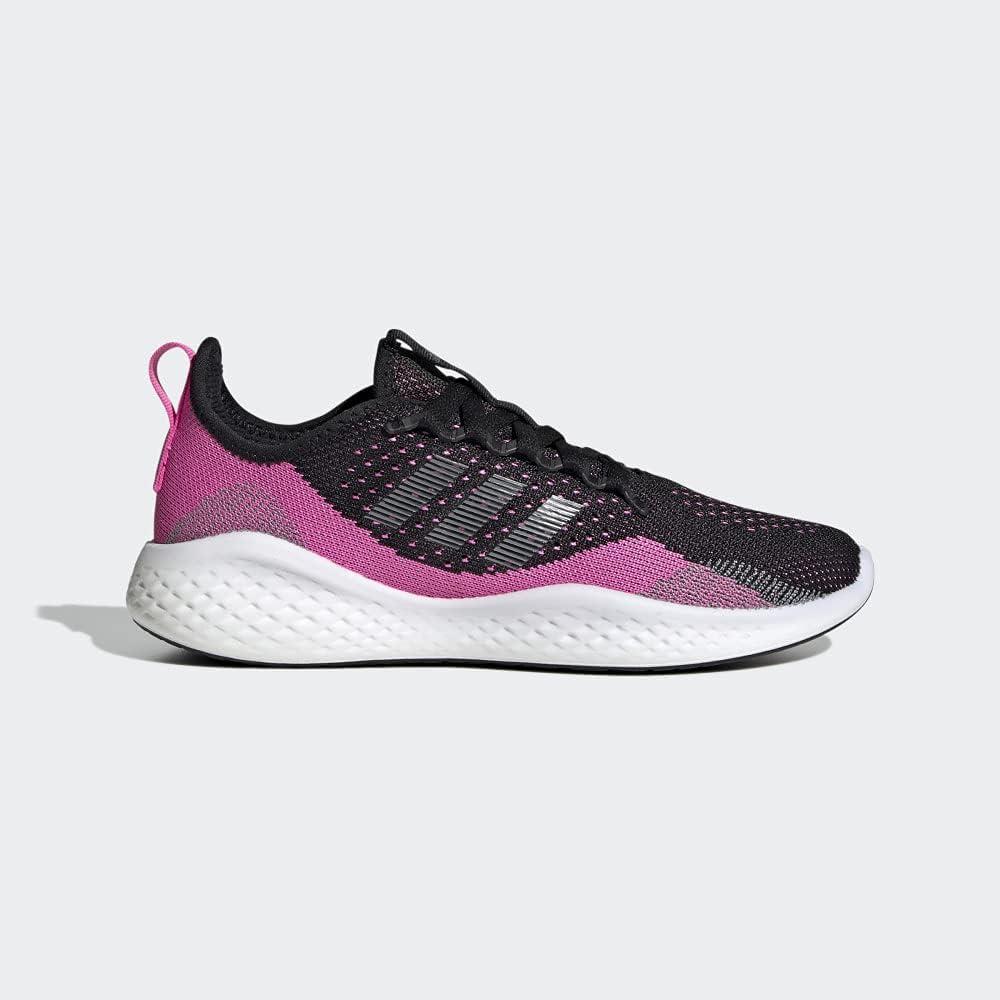 image:imageAdidas Fluidflow 20 Womens Running ShoesScreaming PinkGreyBlack
