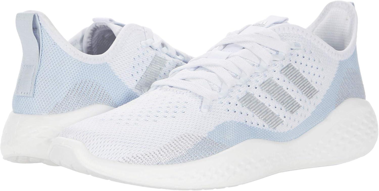 image:imageAdidas Fluidflow 20 Womens Running ShoesWhiteSilver MetallicHalo Blue