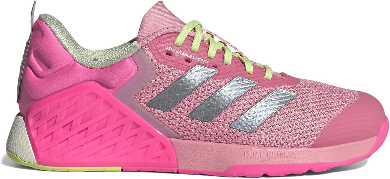 image:imageAdidas UnisexAdult Dropset 3 TrainerSemi Pink SparkIron MetallicSilver Dawn