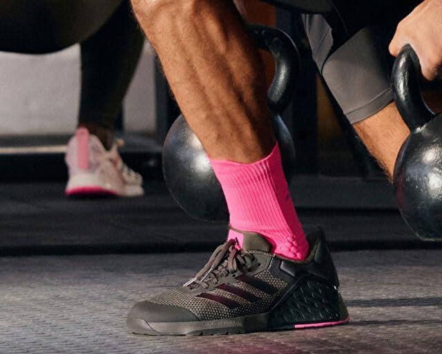 image:imageAdidas UnisexAdult Dropset 3 TrainerShadow OliveBlackLucid Pink